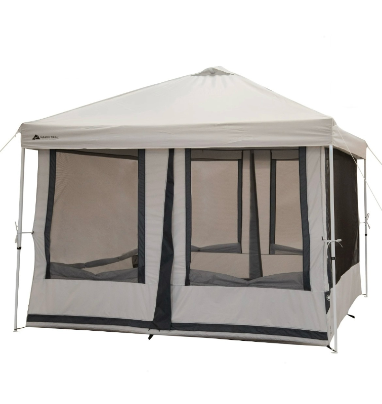 lot 5127044 image: Ozark Trail 7-Person 2-in-1 Screen House Connect Tent with 2 Doors, (Canopy Sold Separately) - Retail $109