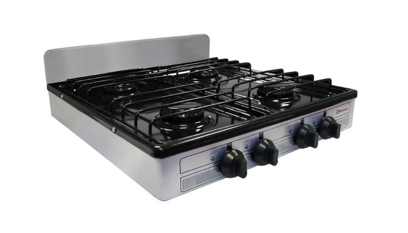 lot 4253096 image: Koblenz 4 Burner Gas Stove Top PSK-400S DAMAGED (See Pictures and Description) - Retail $69