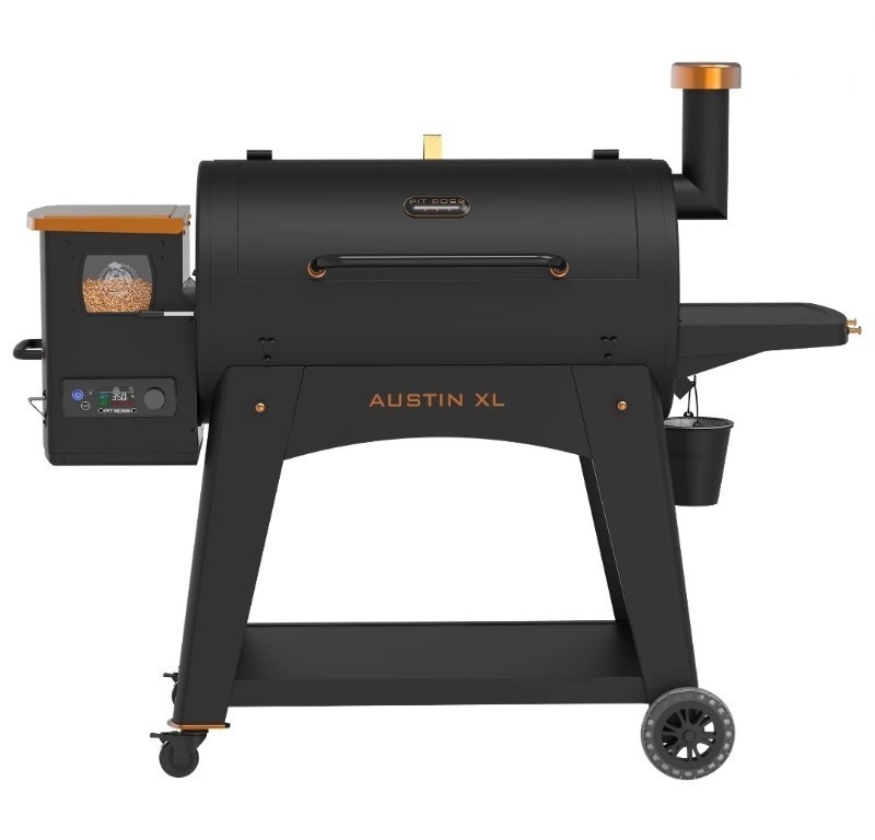lot 4649112 image: Pit Boss Pellet Smoker, Austin XL 1000 Square Inch Wood Fired Pellet Grill, Onyx Series - Retail $536 (used)