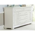 Liberty Furniture Summer House I 2 Door 5 Drawer Dresser in White (See Pictures) - Retail: $1,181