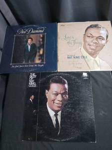 lot 3964 image: Classic Nat King Cole & Neil Diamond Vinyl Record Collection