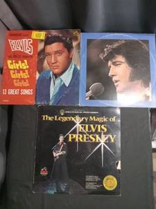lot 3965 image: Elvis Presley Album Collection - Girls Girls Girls & Legendary Magic