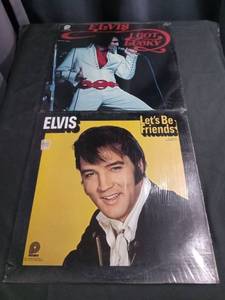 lot 3966 image: Elvis Presley LP Record Set - I Got Lucky and Lets Be Friends