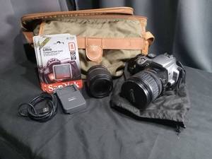 lot 4378 image: Canon EOS DSLR Camera Kit with Lens and Accessories