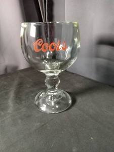 lot 4395 image: Coors Beer Goblet Glass