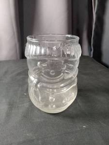 lot 4402 image: Clear Glass Decorative Snowman