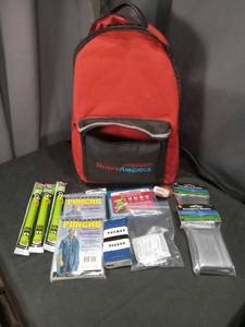 lot 4530 image: Emergency Preparedness Kit with Backpack