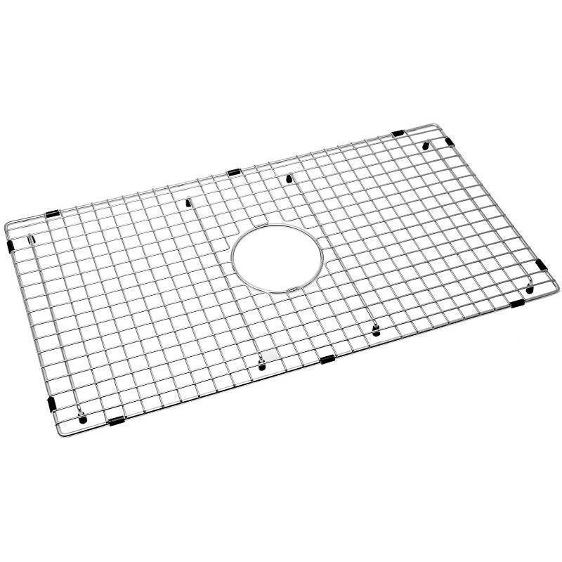 lot 42783 image: Serene Valley Sink Bottom Grid 21 X 15-12, Centered Drain with Corner Radius 38, Sink Protector SVH2116C 