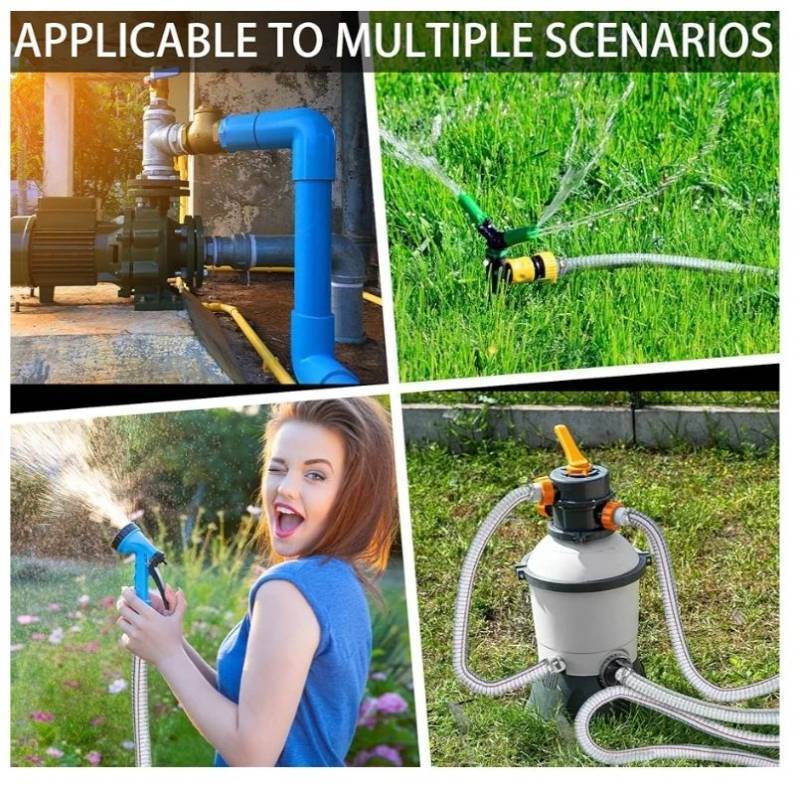 lot 60978 image: Heavy Duty Steel Wire Flexible Tubing with Fasteners