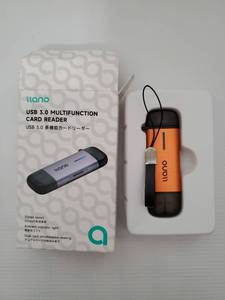 lot 45783 image: Micro SD Card Reader, 2 in 1 USB C 3.0 SD Card Reader Dual Slots Card Adapter, Memory Card Reader for MicroSD, SDHC, SDXC, Compatible with iPhone 171615, MacBook, iPad, Android, Computer - Retail $8