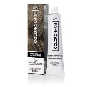 lot 45820 image: Permanent Cream Hair Color, 7A Medium Smokey Ash Blonde, 2 oz. - Retail $10