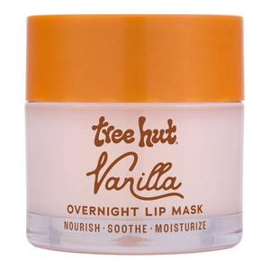 lot 45822 image: Tree Hut Vanilla Overnight Lip Mask, Deeply Hydrating Leave-On Treatment for Soft Lips, Self Care Essential, 6 oz - Retail $9