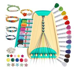 lot 45871 image: Friendship Bracelet Making Kit for Girls Ages 8-12, Kids Jewelry Making Kit with 28 Pre-Cut Threads and Letter Beads, Arts and Crafts for Kids - Retail $26