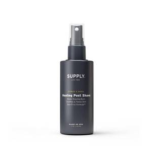 lot 45877 image: SUPPLY Healing Post Shave- Citrus & Basil After Shave- Alcohol- Free Soothing Formula for Men- Nourishes, Soothes and Boost Cell Repair- for Sensitive and Acne-Prone Skin- 2 oz. Bottle - Retail $14