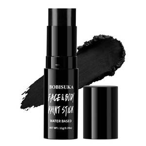 lot 45878 image: Metallic Silver Face & Body Paint Stick Water-Based Washable Face Paint Makeup Stick for Halloween Skull, Goth, Robot, Ice Queen, Galaxy, Cosplay, SFX, Sports Eye Black & Costume Party - Retail $8