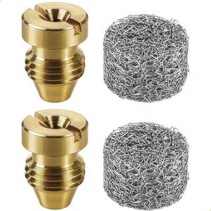 lot 45881 image: 2 Pieces 1.1 mm Foam Cannon Orifice Nozzle and 2 Pieces Foam Maker, Universal Thread Tips for Snow Foam Lance - Retail $6