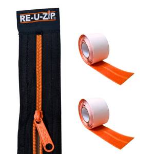 lot 45896 image: RE-U-ZIP Reusable Dust Barrier Zipper  Fail-Safe, Replaceable & Lockable  Cost-Effective for Single or Repeated Use, COUNT 1 - Retail $18