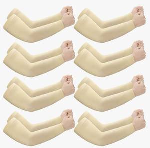 lot 45905 image: 8 Pairs Elderly Skin Thin Protector Sleeves Bruise Abrasions Protective Arm Sleeve - Retail $15