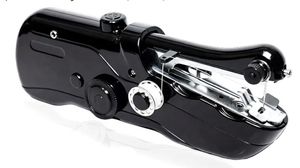 lot 45910 image: Handheld Sewing Machine, Portable Mini Sewing Machine for Beginners Quick Repair, Electric Stitching Machine with Sewing Kit, Pocket Embroidery Device for Sewing Clothes Fabric DIY Projects - Retail $18