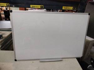 lot 25302 image: Office Whiteboard with Aluminum Frame