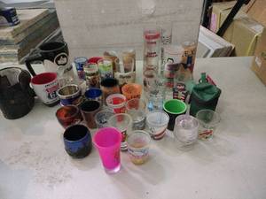 lot 25305 image: Lot of Collectible Shot Glasses