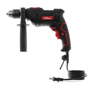 lot 25323 image: Hyper Tough 6-Amp 12-inch Corded Hammer Drill  Keyed Chuck  120 Volt TD6HD