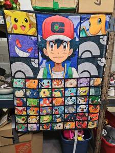 lot 25353 image: Pokemon Theme Plush Throw Blanket