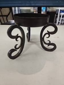 lot 25374 image: wrought iron candle holder