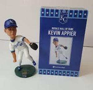 lot 25287 image: 2017 Kansas City Royals Hall of Fame Kevin Appier commemorative bobblehead