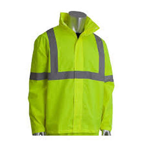 lot 25362 image: PIP 353-1000 High-Visibility Reflective Rain Jacket - XL