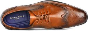 lot 25382 image: Merona mens brown wingtip Oxford dress shoes - 9.5