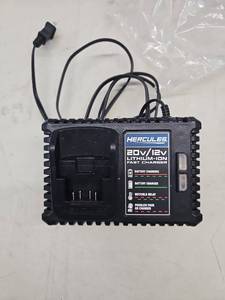 lot 58157 image: Hercules 20V12V Lithium-Ion Fast Charger (Model HC04)