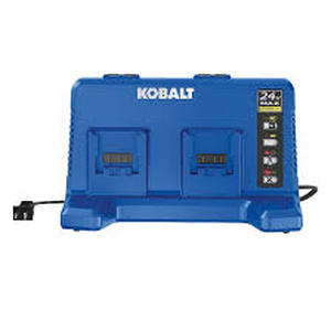 lot 58162 image: Kobalt 24V MAX Lithium Ion Dual Battery Charger