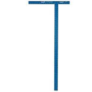 lot 58203 image: 48-inch blue wallboard T-square