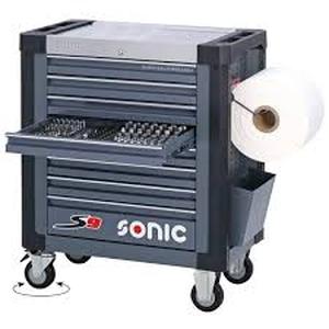 Sonic Tools S9 8-Drawer Tool Box with Tools- Tool Box Retail - $2400.00. Tools in Each Drawer Retail -$4930.00