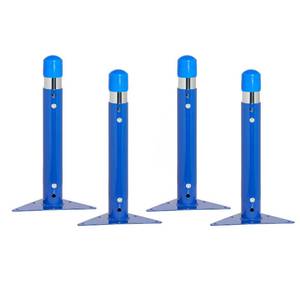 lot 20310 image: Factory Direct Partners Replacement Chunky Toddler Legs for FDP Activity Tables, Adjustable Height 15-24 inches, Includes Legs and Hardware ONLY (4-Pack) - Black, 11542-BK