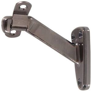 lot 20335 image: The Hillman Group 852256 Handrail Bracket Heavy Duty, Pewter