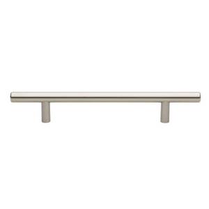 lot 20338 image: GlideRite 5 in. Center Solid Modern Cabinet Bar Pulls  Stainless Steel  Pack of 10