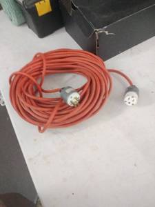 lot 20380 image: orange outdoor extension cord