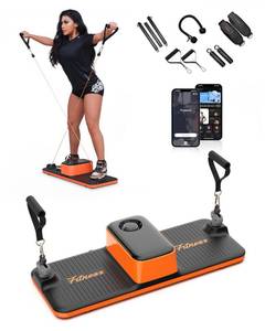 Possono Smart Home Gym Workout Cable Machine - U-Trainer, Full Body Strength Training, 220LBS Resistance, Portable Fitness Equipment, Replacing Dumbbell, Barbells,Resistance Band,Weight Set and More