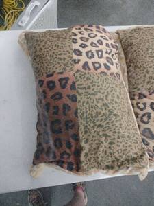 lot 20386 image: Animal Print Decorative Pillows Set - 2 Ct