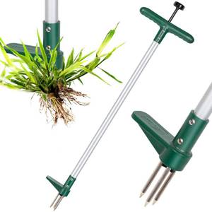 lot 20387 image: Walensee Weed Puller, Stand Up Weeder Hand Tool, Long Handle Garden Weeding Tool with 3 Claws, Hand Weed Hound Weed Puller for Dandelion, Standup Weed Root Pulling Tool and Picker, Grabber (1 Pack)