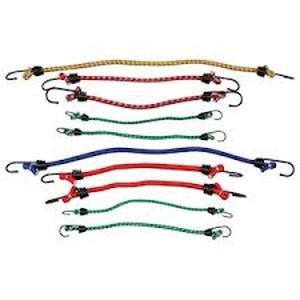 lot 20377 image: Tool Bench Hardware Bungee Cords Pack of 5