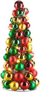 lot 20400 image: Britesta Christmas Cone LED Light Up Christmas Tree Pyramid