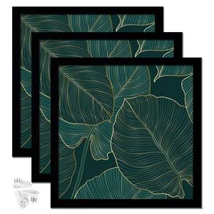 lot 59063 image: keibiubu Black Picture Frame Set of 3, 16x16 Picture Frame for Square Photo Poster Canvas Certificate Document Display Horizontally or Vertically High Transparent Wall Gallery(Size 16 x 16 inches)