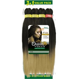 lot 59099 image: Urban Beauty Queen B Braiding Hair 50  31 Multipack