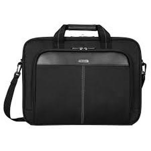 lot 59160 image: Targus leather laptop briefcase