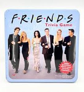 lot 59178 image: Friends Trivia Game In A Collectible Blue Tin