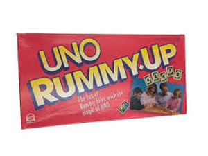 lot 59187 image: Vintage Uno Rummy Up Game 02 - 1993 Mattel - Complete Excellent Unplayed Cond