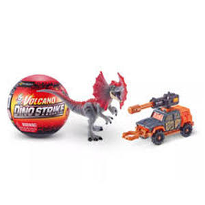 lot 24639 image: 5 Surprise Dino Strike Volcano Series 4 Mystery Collectible Capsule